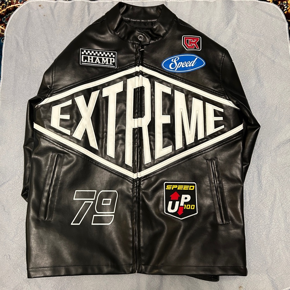 Extreme Black Racing Jacket - Picture 4 of 4